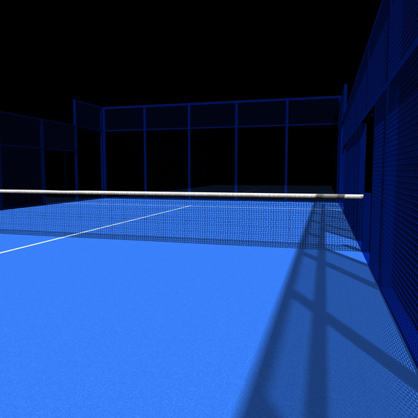 paddle court 3d x - Paddle court by samuel perales